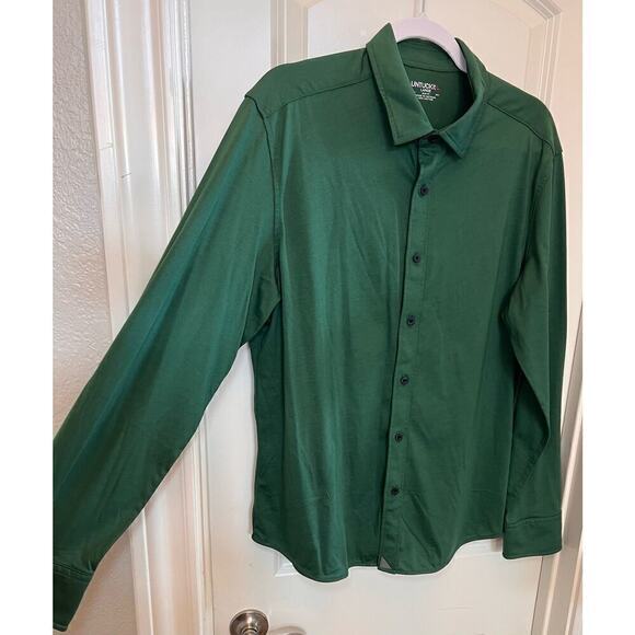 UNTUCKit Other - UNTUCKit men’s button down, slim fit, 100% cotton long sleeve shirt. Green. Sz L